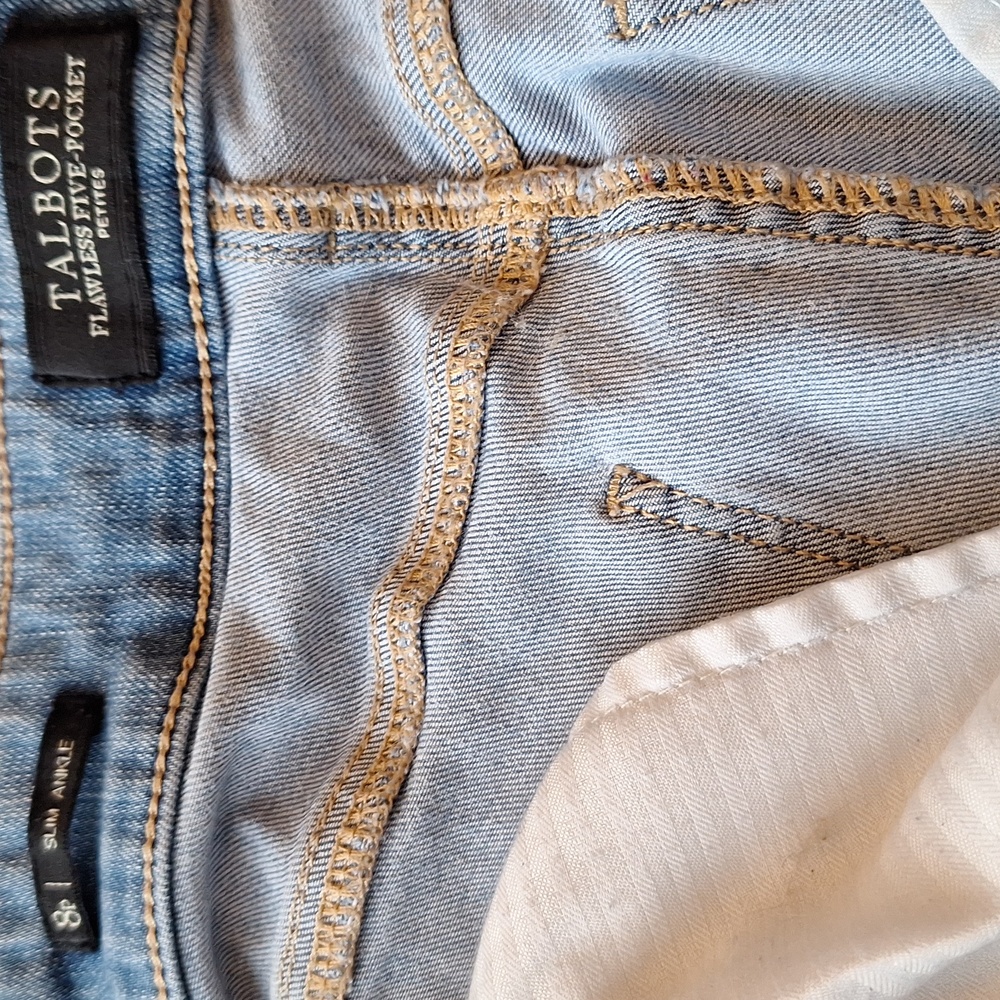 Talbots Flawless Five-Pocket Petites Slim Ankle Size 8P - Picture 5 of 7